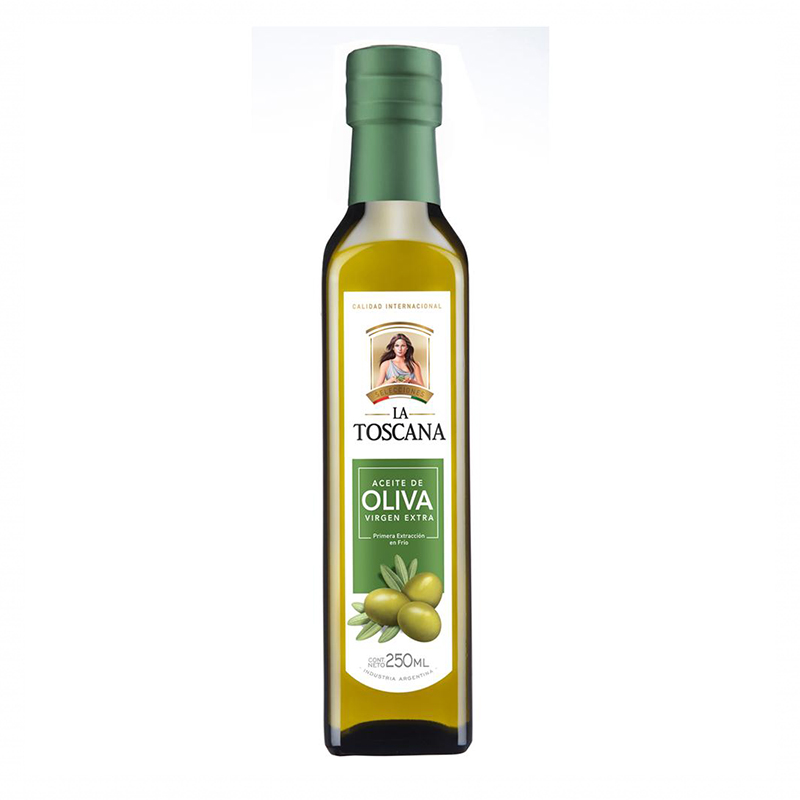 ACEITE OLIVA  LA TOSCANA  BOTELLA 24X250cc  