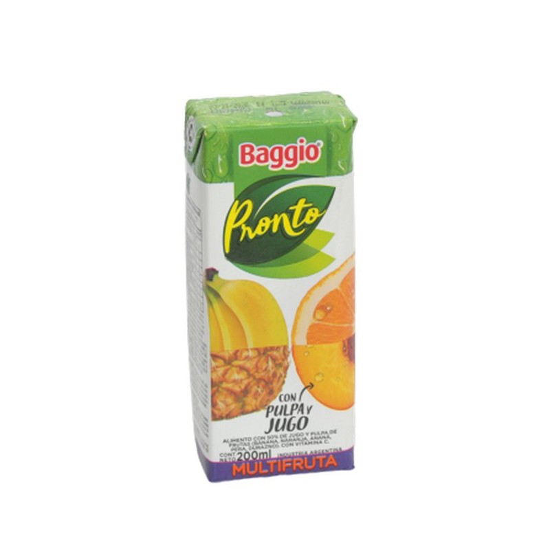JUGO BAGGIO MULTIFRUTAL  18X200cc            