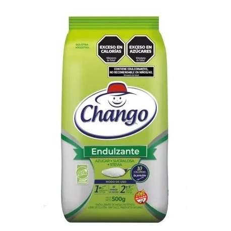 ENDULZANTE STEVIA CHANGO 10X500GS