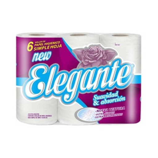 [00576        ] PAPEL  HIGIENICO ELEGANTE BCO 8X6x30MTS             